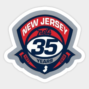 The 35th Nets Anniversary Sticker